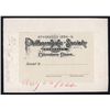 Image 1 : Brooklyn Philharmonic, 1884 Director's Pass Proof by ABNC.