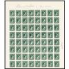 Image 1 : Postage Stamp ÒExperiment SpecimenÓ Uncut Sheet of 64 Stamp Proofs or Specimens.