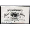 Image 1 : Tiemann's Paints Colors Business Card or Bill Head Proof.