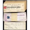 Image 1 : First National Bank of Ellenville, NY Issued Checks.