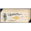 Image 1 : T.A. Roclefer National Glass Works Issued Checks With RN-X7 Revenue Imprints.