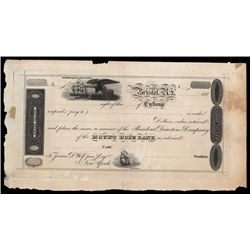 Mount Hope Bank 1820's Bill of Exchange.