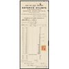 Image 1 : Boston Post Office 1867 Revenue Stamp Order Form.