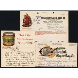 Assortment of Full Color Letterheads (3).