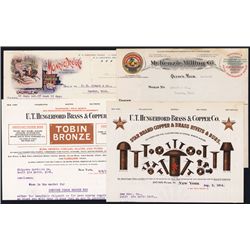 Colorful Letterhead Vignettes Quartet.