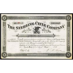 Sterling Cycle Co. Issued Stock.