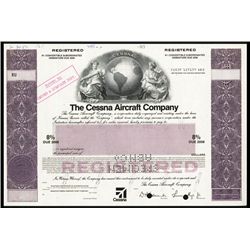 Cessna Aircraft Co. Specimen Bond.