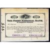 Image 1 : First National Bank of Colorado Springs, 19xx, Stock Proof.
