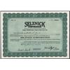 Image 1 : Selznick Corp. Issued Stock Witrh David O Selznick Autograph.