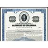 Image 1 : Republic of Colombia 1973 Specimen Bond.