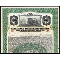 Cuba Cane Sugar Corp. Specimen Bond.