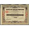 Image 1 : Societe des Cafes de L' Indochine Issued Bond.