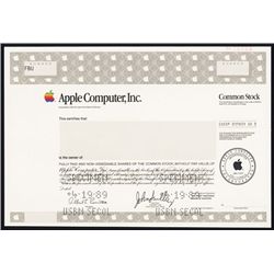 Apple Computer, Inc. Specimen Stock.