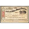 Image 1 : Peoples' Gold and Silver Mining Co. Issued Stock. Issued to Edwin Booth brother of John Wilkes Booth