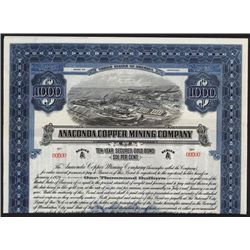 Anaconda Copper Mining Co. 1919 Specimen Bond.