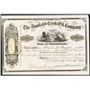 Image 1 : Dunkard Creek Oil Co. 1864 Issued Stock Certificate with Thomas Morris Perot Signature.