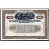 Image 1 : Denver & Southwestern Railway Co. 1902 Issued Stock Certificate.