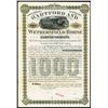 Image 1 : Hartford and Wethersfield Horse Railway Co., 1893, Specimen Bond.