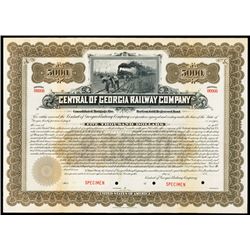 Central of Georgia Railway Co., 1905, Specimen Bond.