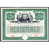 Image 1 : Detroit Terminal and Tunnel, 1911 Specimen registered Bond.