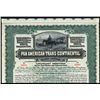 Image 1 : Pan American Trans-Continental Railway Co. 1910 Specimen Bond.