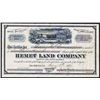 Image 1 : Hemet Land Co. Issued Stock.