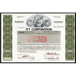 ITT Corp. Specimen Stock.