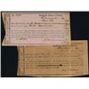 Image 1 : Confederate States of America Lot of 2 Issued Bonds.
