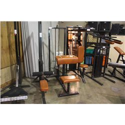 BLACK SEATED CABLE PULL MACHINE