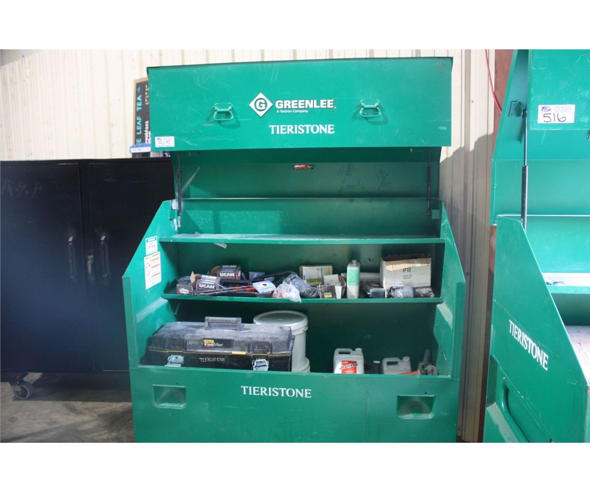 Greenlee Rigging Box GREENLEE MOBILE JOB BOX & CONTENTS - Able Auctions