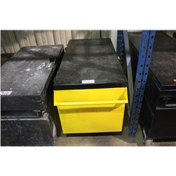 YELLOW JOB SITE TOOL BOX