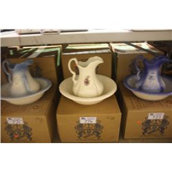 IRONSTONE HAND WASH BOWLS & JUGS