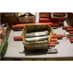 LOT OF HILTI DRILL BITS & ANCHORS
