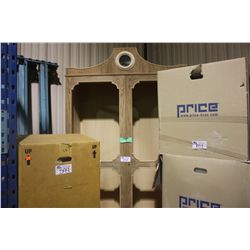 WILLIAM SWITZER UNFINISHED 2 DOOR CABINET