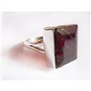 Image 1 : Natural 42.50 ctw Ruby Ring .925 Sterling Silver