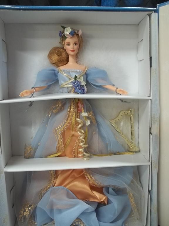 angels of music collection harpist angel barbie