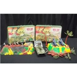 WWII Toy Soldier & Weapons Assortment - 1960's