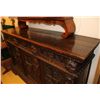 Image 2 : Tuscan Baroque Walnut Credenza with 3 drawers, 3 d etc.