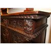 Image 3 : Tuscan Baroque Walnut Credenza with 3 drawers, 3 d etc.
