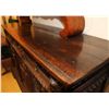 Image 8 : Tuscan Baroque Walnut Credenza with 3 drawers, 3 d etc.