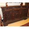Image 9 : Tuscan Baroque Walnut Credenza with 3 drawers, 3 d etc.