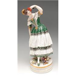 PORZELLANMANUFAKTUR MEISSEN Meissen / Die Tänzerin Fanny Elßler als spanische Tänzerin