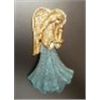 Image 1 : ANGEL BROOCH BLUE SKIRT HOLDING CANDLE
