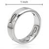 Image 2 : MENS TITANIUM RING SZ 10 WITH CROSS