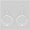 Image 1 : STERLING SILVER .925 FILIGREE HOOP EARRINGS