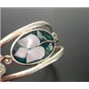 Image 2 : VINTAGE ALPACA SILVER ABALONE MOTHER OF PEARL CUFF BRACELET
