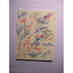 20 Autographs from  One Life to Live 