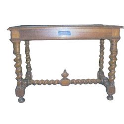 Mirror Mirror Oak Table from Magistrate Office