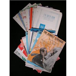 Lot of Vintage Sheet Music