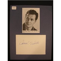 Cornel Wilde Signed Lot